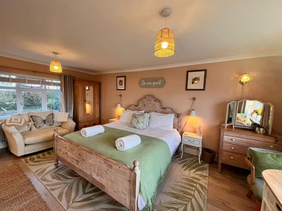Blue Anchor House - Seaview, Hot Tub Apartments Esterno foto