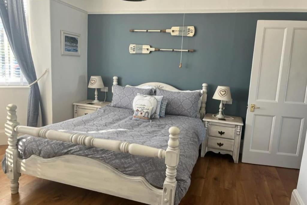 Blue Anchor House - Seaview, Hot Tub Apartments Esterno foto